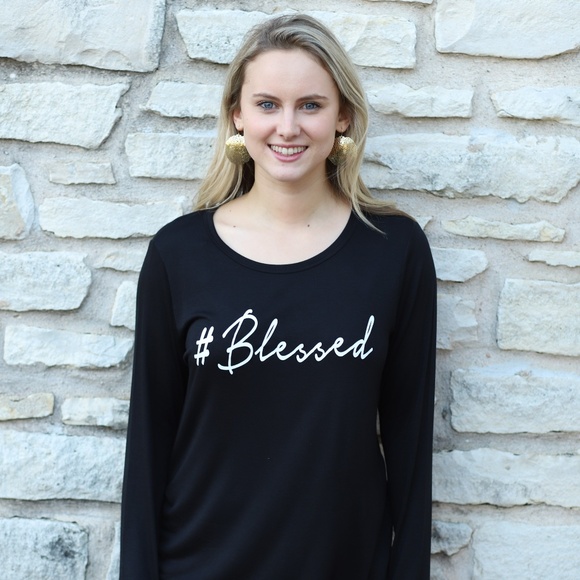 The Market Place By GRMTX Tops - 5⭐️ RATED 😍BLESSED Graphic T shirt